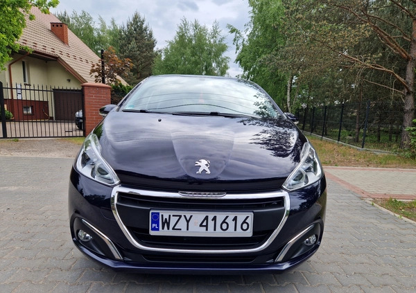 Peugeot 208 cena 28900 przebieg: 101000, rok produkcji 2016 z Łochów małe 326